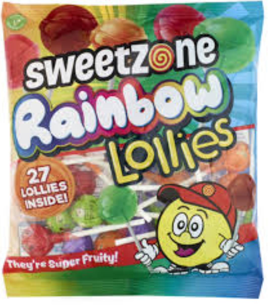 SWEETZONE RAINBOW LOLLIES 182G